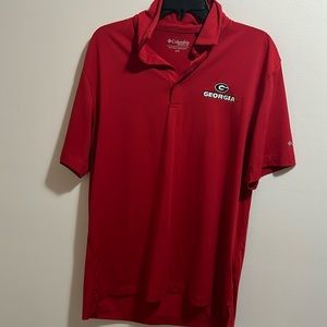 Columbia golf polo with Georgia logo